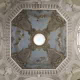 Decor� inoltre il foyer e la cupola del Margherita...

